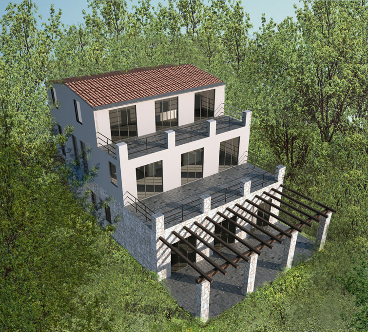 Ecoedilesrl Villa Tellaro Render